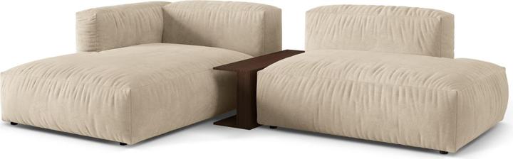 Actual product image Micadoni Modular Left Corner Sofa, "Martina", 2 Seats, 292x176x75 Made in Europe (Corner sofa, Modular sofa)