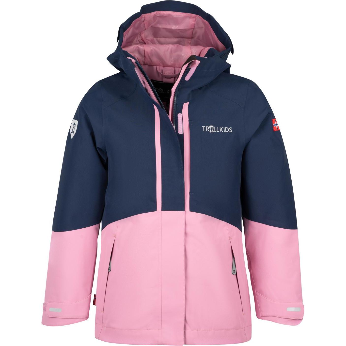 Thumbnail - Trollkids, Unisex, Jacke, Girl's Skanden 3in1 Jacket (92), Blau, 92