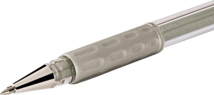 Actual product image Pentel Roller Hybrid Gel Grip (Silver, 1 x)