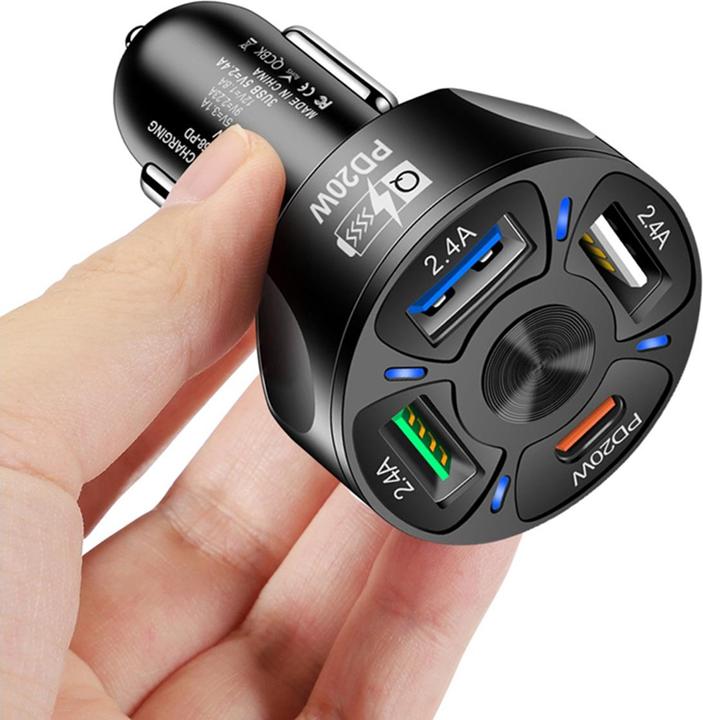 Produktbild EKO 32W Autoladegerät Dreifach USB 2.4A