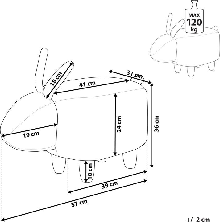 Actual product image Beliani Bunny