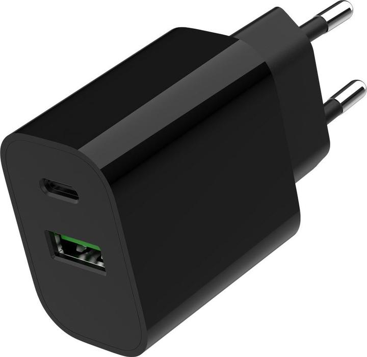 Immagine prodotto Gembird Caricatore Power Delivery USB-A USB-C Nero (20 W, 2 porte)