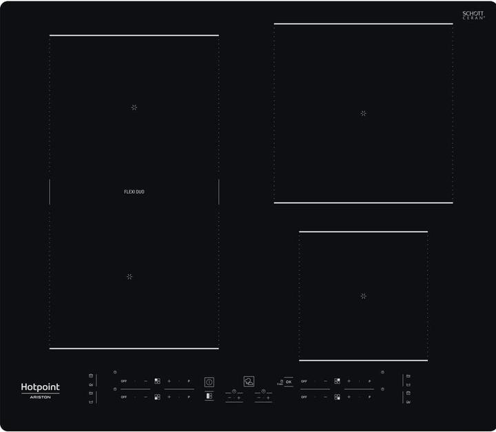 Hotpoint HB 3160C NE Black Built-in hob 59 cm Induction hob 4 Cooker(s) (59 cm, Induction hob)