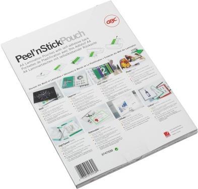Actual product image GBC Peel Stick Laminating Pouch (A4, 100 pcs., 200 µm)