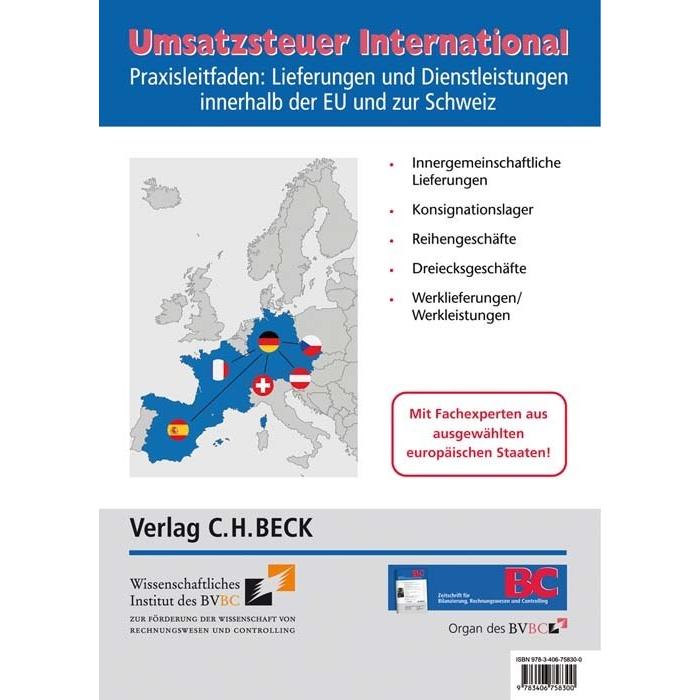 Bathe:Umsatzsteuer International, Fachbücher von Nadia Tarolli Schmidt, Elisabeth Haller, Armin Obermayr, Petr Vondras, ...