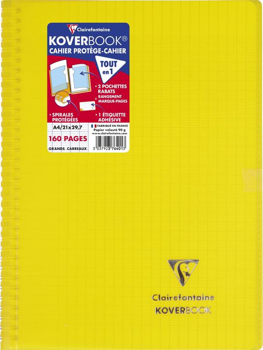 Actual product image Clairefontaine Koverbook (A4, Checked, Soft cover)