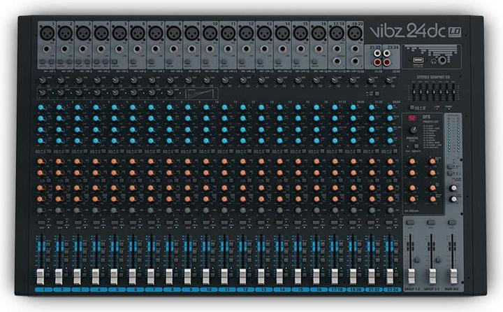 Image du produit LD Systems VIBZ 24 DC Table de mixage 24 canaux