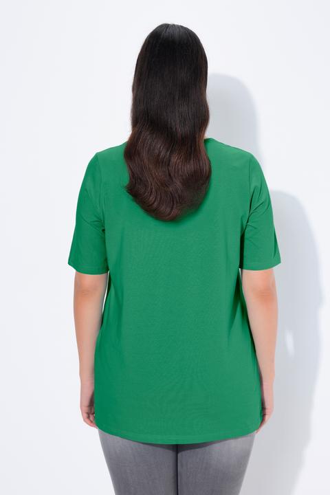 Actual product image Ulla Popken Essential Square Neck Stretch Tee (62)