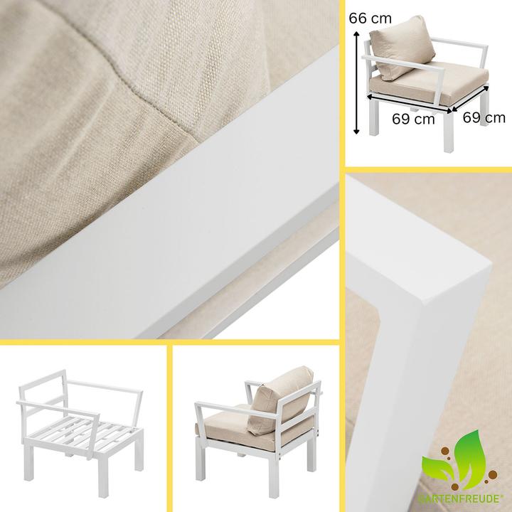 Produktbild Gartenfreude Aluminium Sessel Ambience
