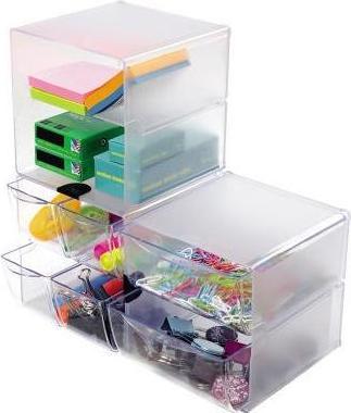 Image du produit Deflecto Boîte d'organisation Séparateur CUBE Dimensions : 15,2 x 15,2 x 15,2 cm (L x H x P) Matériau : (15.30 cm)