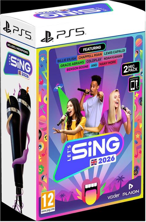 Actual product image Plaion Let's Sing 2026 International Version (+ 2 Mics) (PS5, EN)