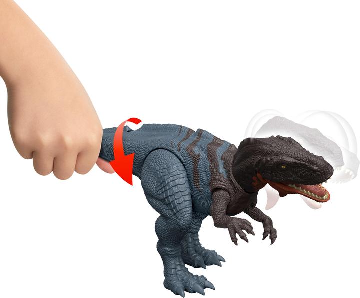 Actual product image Jurassic World Wild Roar Abelisaurus