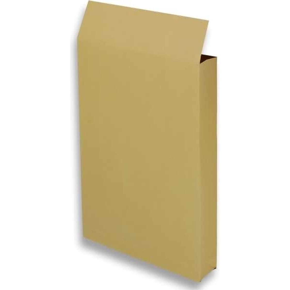 Blanke, Versandtasche + Luftpolstertasche, Faltentaschen 250x353x50mm B4 150g/qm haftklebend VE=250 St. braun (250 x)