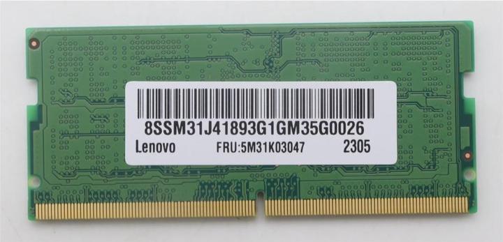 Produktbild Lenovo UDIMM,8GB,DDR4,2933,Samsung (1 x 8GB, 2933 MHz, DDR4-RAM, U-DIMM)