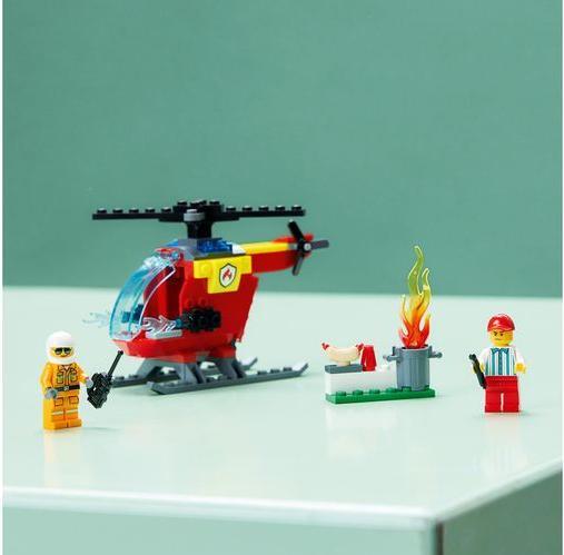 Produktbild LEGO Feuerwehrhubschrauber (60318, LEGO City)