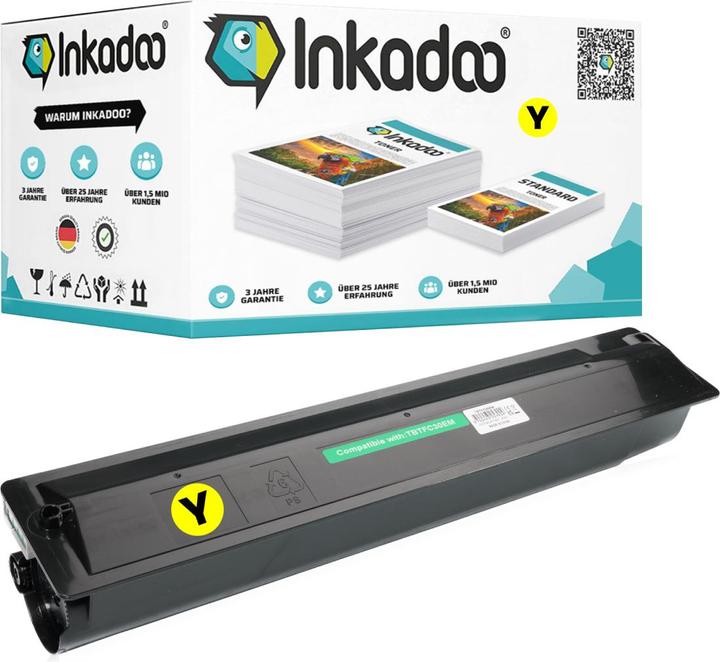 Produktbild Inkadoo Kompatibel Toner für Toshiba T-FC50E Tonerkartusche (Y)