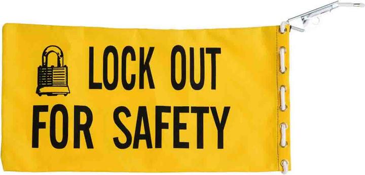 Actual product image Brady Lockout bag canvas w/drawstrings