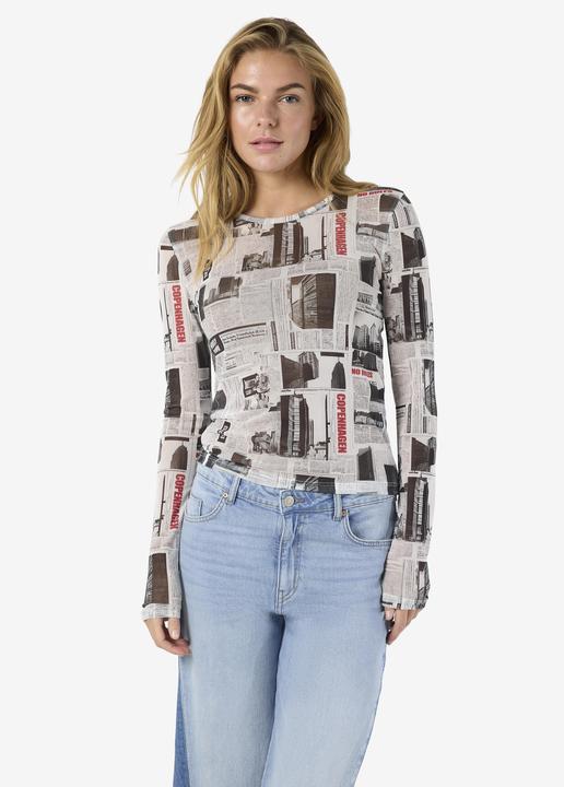 Immagine prodotto Noisy May Langärmeliges Mesh Oberteil (M)