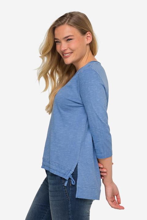 Immagine prodotto Laurasøn T-Shirt, V-Ausschnitt, Halbarm, Saum mit Raffung OEKO-TEX MIG (XL)