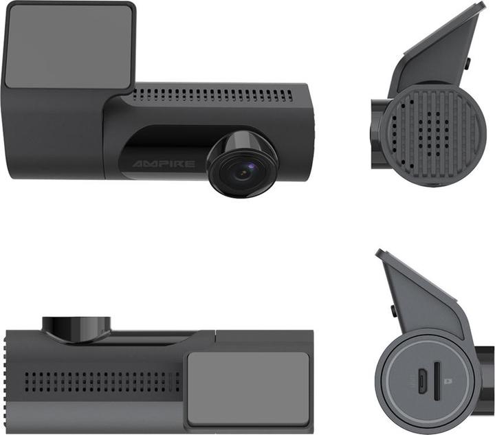 Produktbild Ampire Dashcam in 1080p Full-HD Auflösung, WLAN (Eingebautes Mikrofon, Full HD)