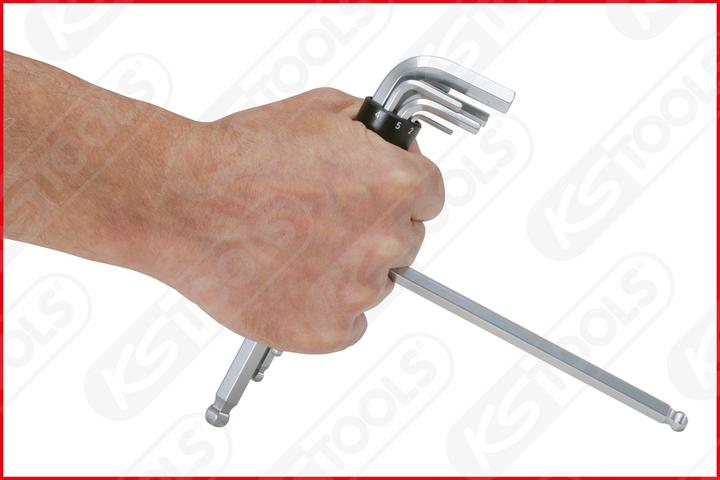 Immagine prodotto KS Tools Set di chiavi a bussola esagonali 3 in 1