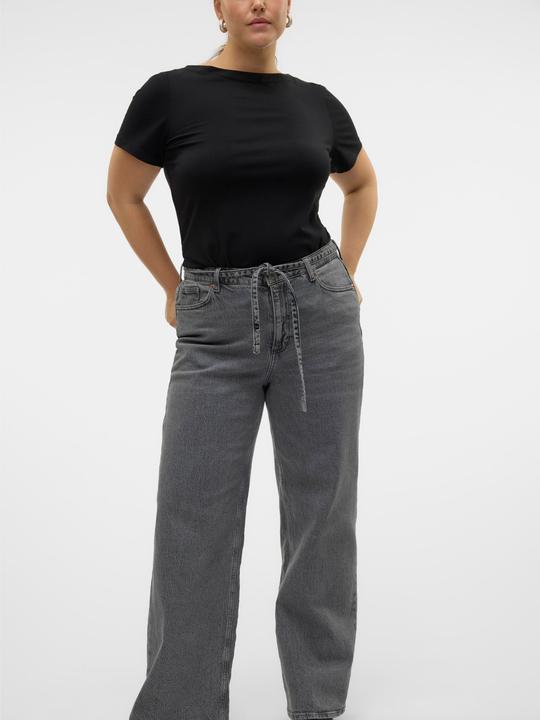 Actual product image Vero Moda VMCTESSA Hohe Taille Weiter Beinschnitt Jeans Weit geschnitten (44)