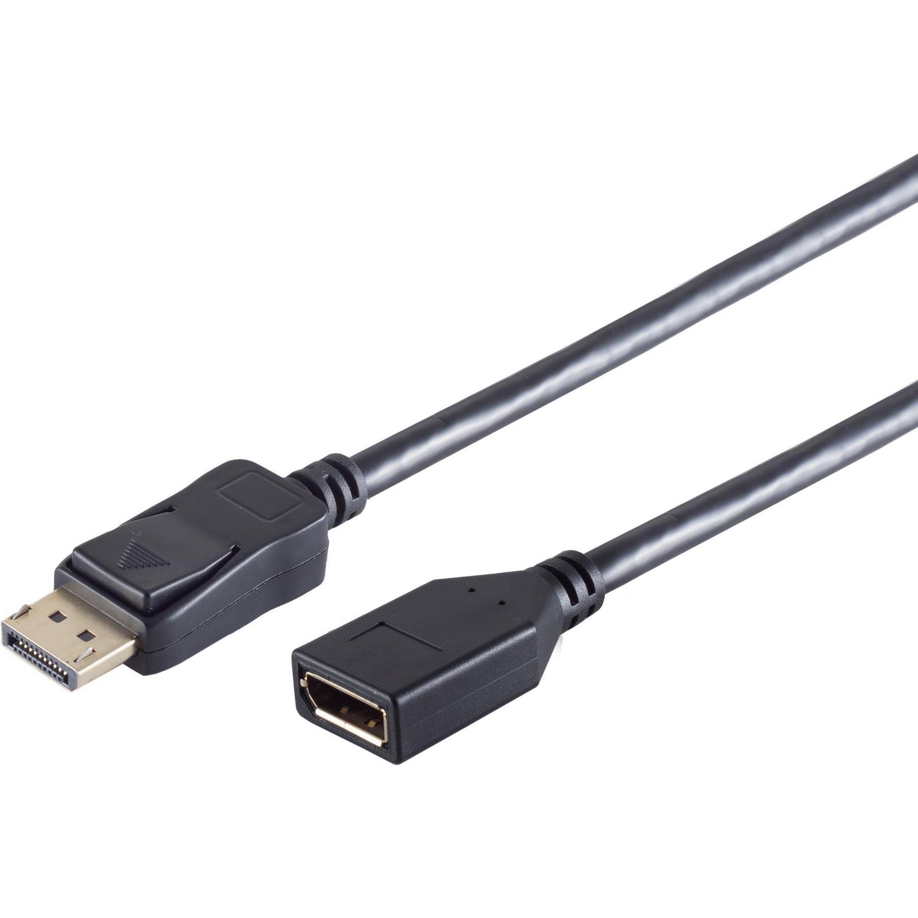 Shiverpeaks BASIC-S DisplayPort 1.2 Kabel, schwarz, 1,5 m Stecker (1.50 m, DisplayPort), Video Kabel