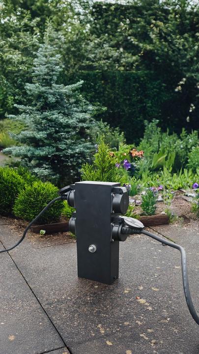 Actual product image Steffen GardenLine socket pillar
