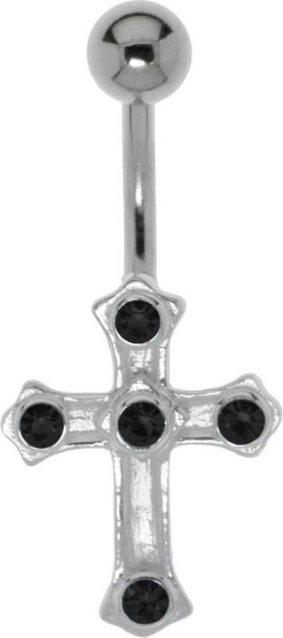 Produktbild Bijouteria Bauchpiercing (Chirurgenstahl 316L, Kristall, Silber 925)