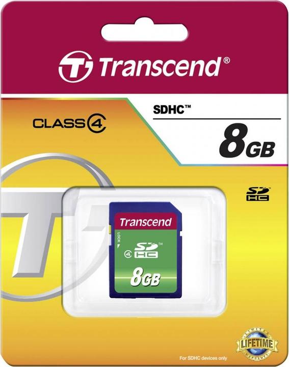 Image du produit Transcend Norme SDHC (8 Go, SDHC)