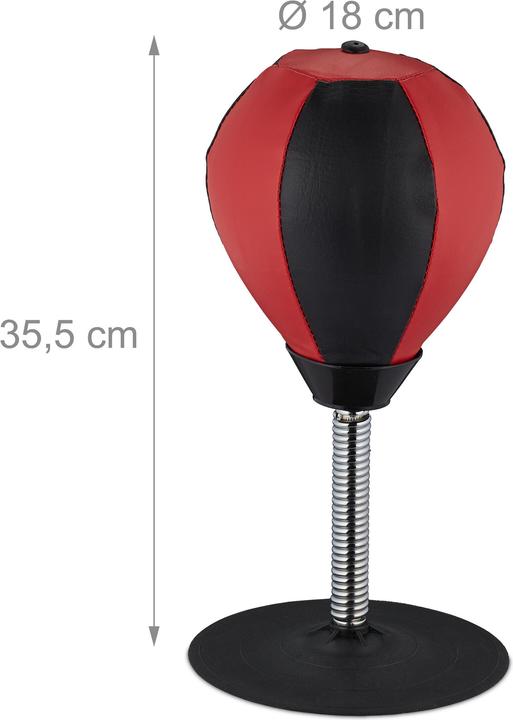 Immagine prodotto Relaxdays Sacco da boxe da tavolo (18 cm, 0.52 kg)