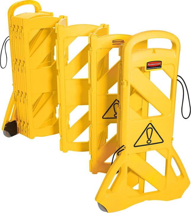 Image du produit Rubbermaid Clôture en polyéthylène, mobile
