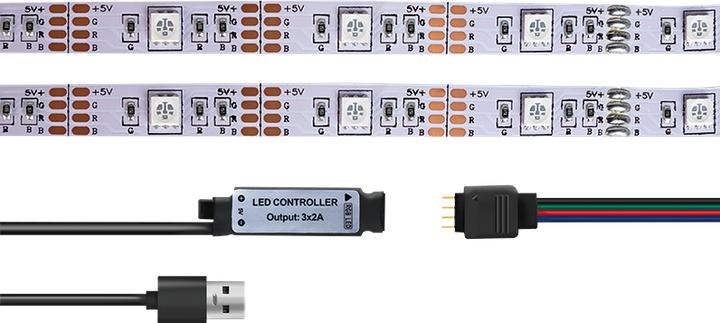 Image du produit LogiLink Bande LED (RGB, 300 cm, Intérieur)