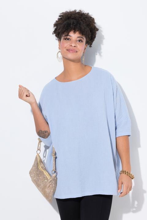 Immagine prodotto Miamoda Bluse, oversized, Musselin, 3/4-Ärmel (46, 48)