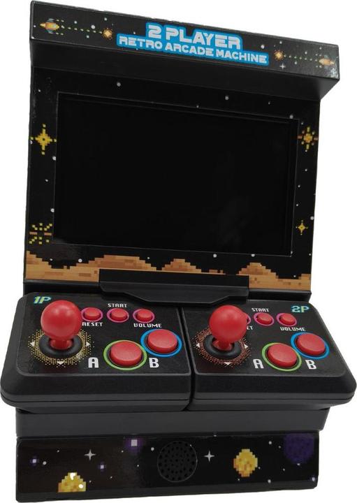 Produktbild Mad Monkey Retro Mini Arcade Machine mit Dual-Controller - inkl. 300x 8-Bit Spielen