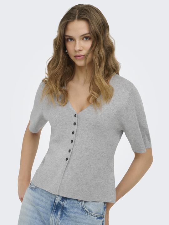 Actual product image Only Onllucy Ss V-Neck Button Ex Knt (XL)