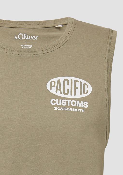 Actual product image S.Oliver T-Shirt Tanktop aus Baumwollle mit Frontprint (L)