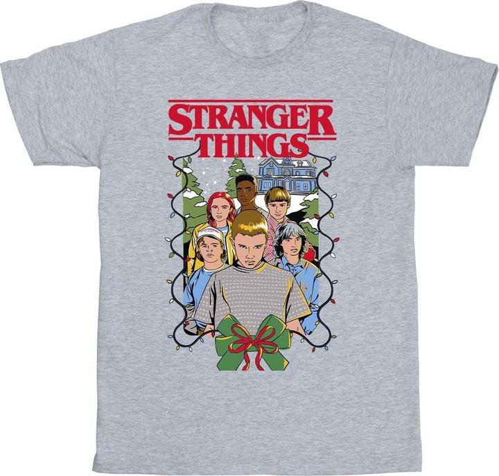 Produktbild Netflix Stranger Things Christmas Poster TShirt Jungen (128)