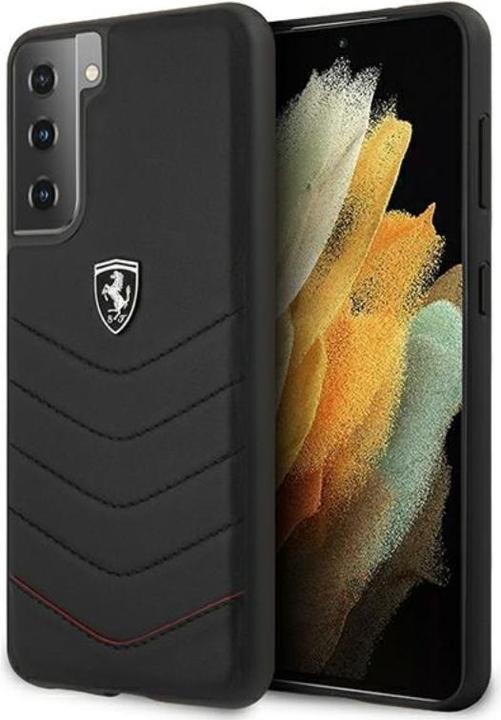 Produktbild Ferrari FEHQUHCS21MBK S21+ G996 czarny/black hardcase Off Track Quilted (Samsung Galaxy S21+)