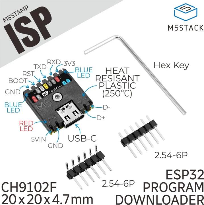 Produktbild M5Stack M5Stamp ISP Serielles Programmier-Modul CH9102