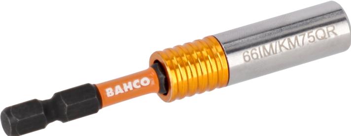 Irimo 1/4" Torsion Bithalter mit Schnellspanner, magnetisch, 75 mm (Bit-Halter)