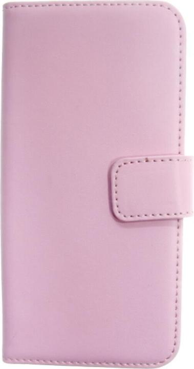 Actual product image OEM Slim Leather Book Case for HTC M8 - pink 4250710552788 (HTC One (M8), HTC One M8s)