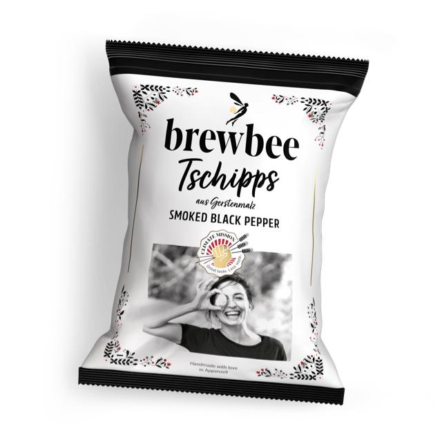 Produktbild Brewbee Tschipps Smoked Black Pepper 90 g (90 g, 1 Stk.)