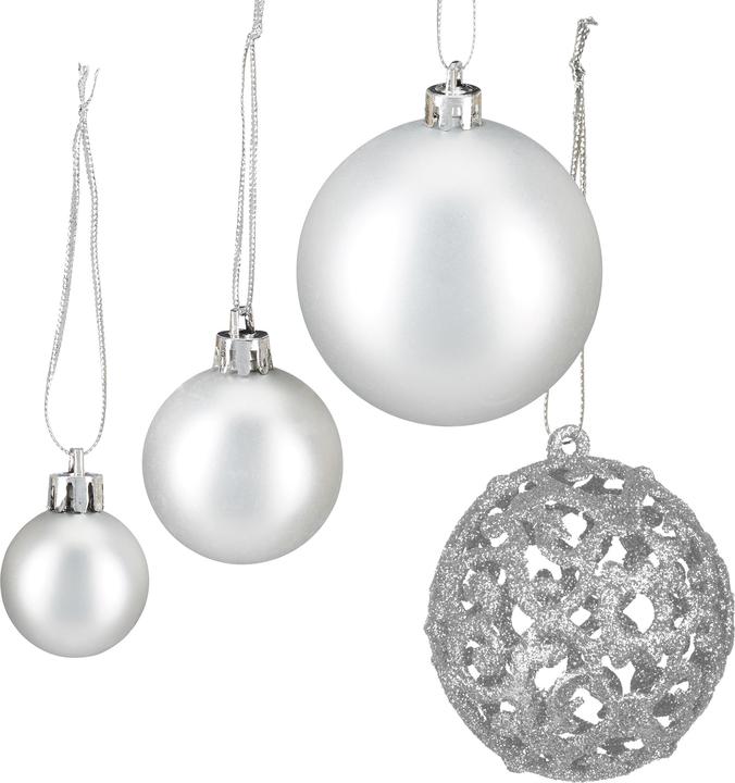 Actual product image Relaxdays Christmas baubles set (50 -part)
