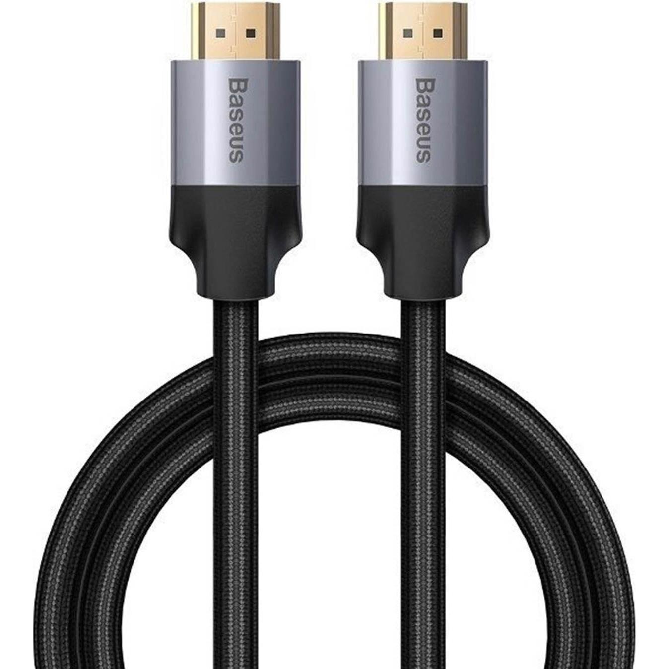 Thumbnail - Baseus Enjoyment Series 4KHD Male To 4KHD Male Adapter Cable 2m Dark gray (2 m, HDMI), Video Kabel
