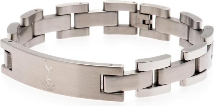 Produktbild Tottenham Hotspur FC Eingeprägte Wappen Armband Edelstahl (22 cm, 100% synthetisches Material)