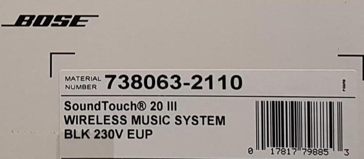 Produktbild Bose SoundTouch 20 Serie III (WLAN, Bluetooth)