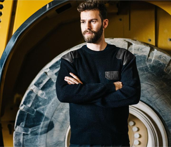 Produktbild Velilla Dicker Pullover mit Rundhalsausschnitt (3XL)
