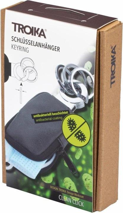 Produktbild Troika Schlüsselanhänger Clean Click 55 x 20 x 125 mm, Grau