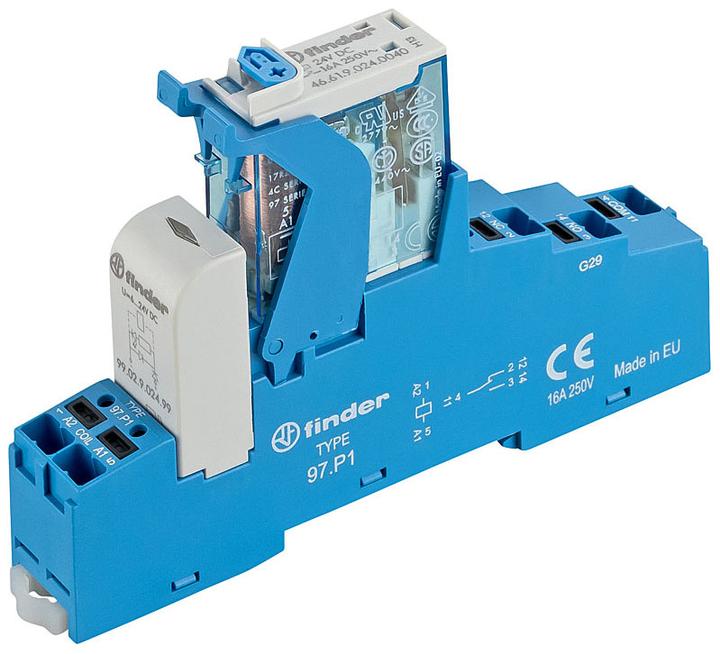Produktbild Finder Relay interface module push-in terminals